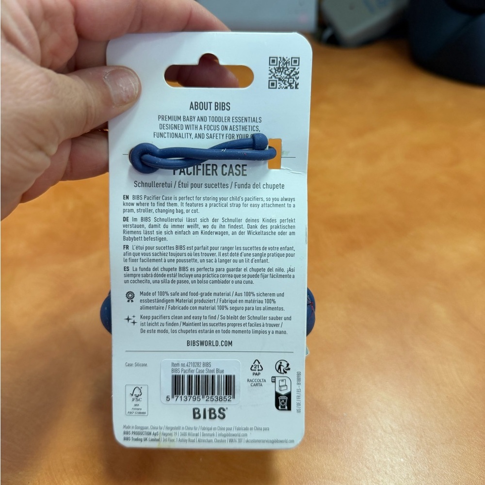 Blue Pacifier Case - Picture 2 of 2